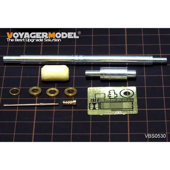 Voyager Model VBS0530 Modernej nemeckej Rh-M-120 L/55 120mm Zbraň Hlaveň w/Guľomet (Leopard2 Revolution2)(GP)