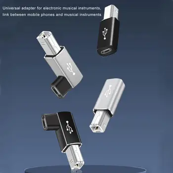 USB C kábla k Tlačiarni za Kábel Adaptéra USB Typu C Samica Na USB B Samec Adaptér Pre Skener, Tlačiareň Prevodník USB C Prenos Dát Adaptér