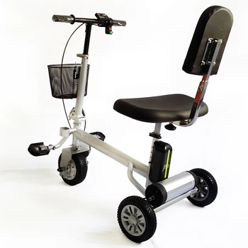 18kgs CE Skladacie Lietať v Lietadle Tri Kolieska Elektrický Skúter Cestovné Mobility Scooter pre Starých ľudí